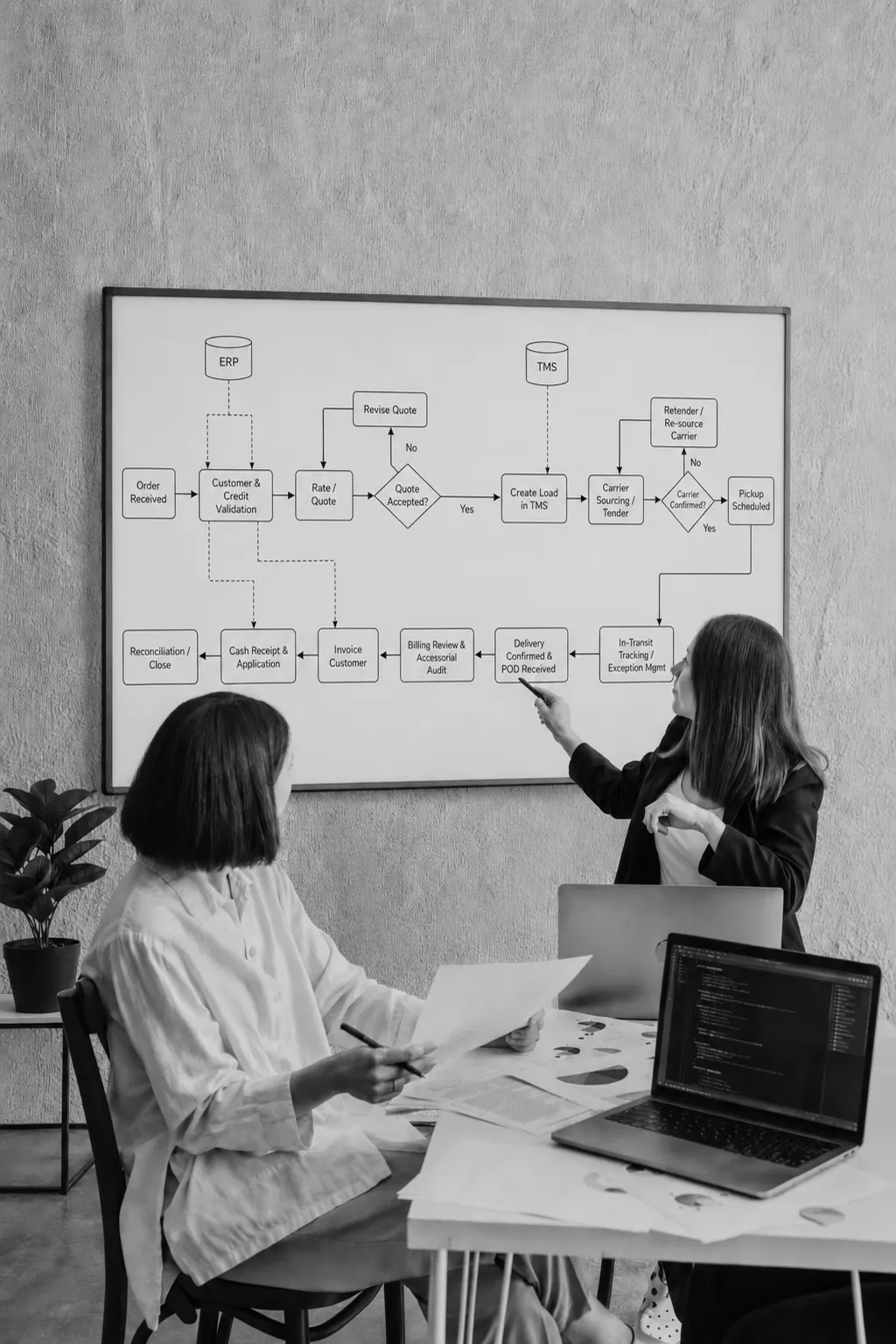 A member of the Eranova team at work