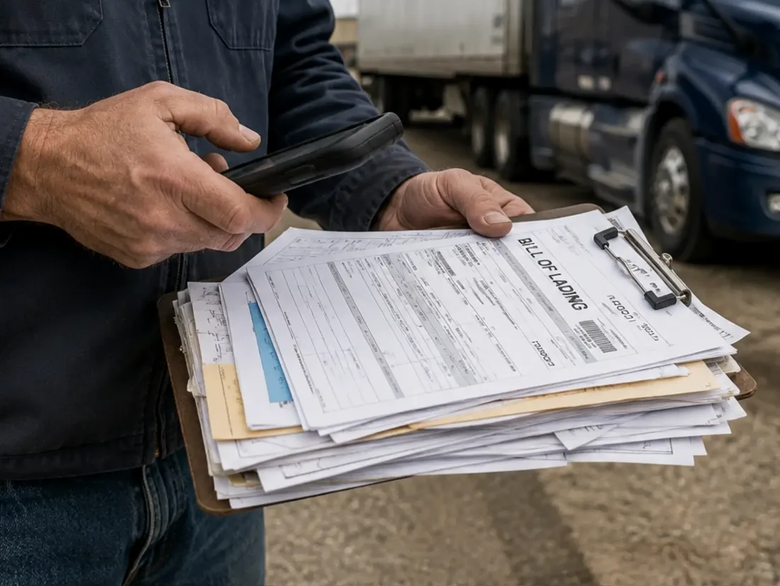 PODs, BOLs, and rate cons captured and matched to the right load